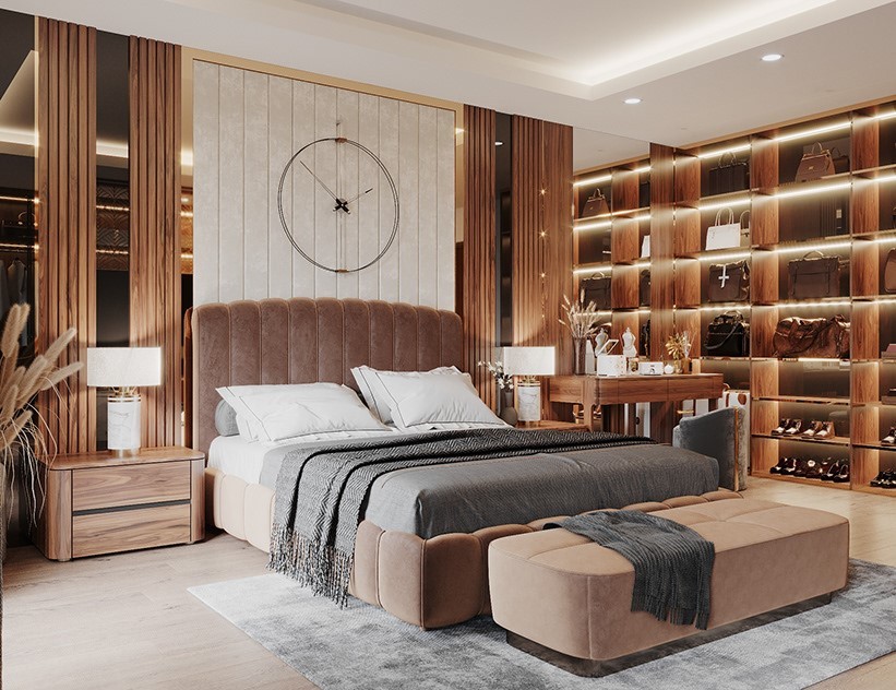 Phong cách hiện đại hòa quyện Luxury sang trọng