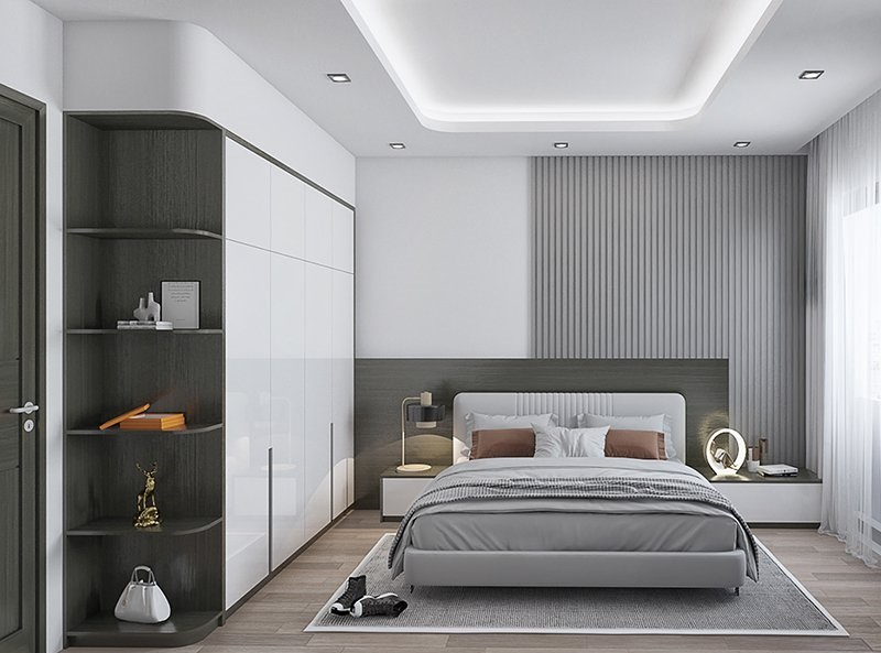 Giải pháp bố trí phòng ngủ nhỏ hẹp