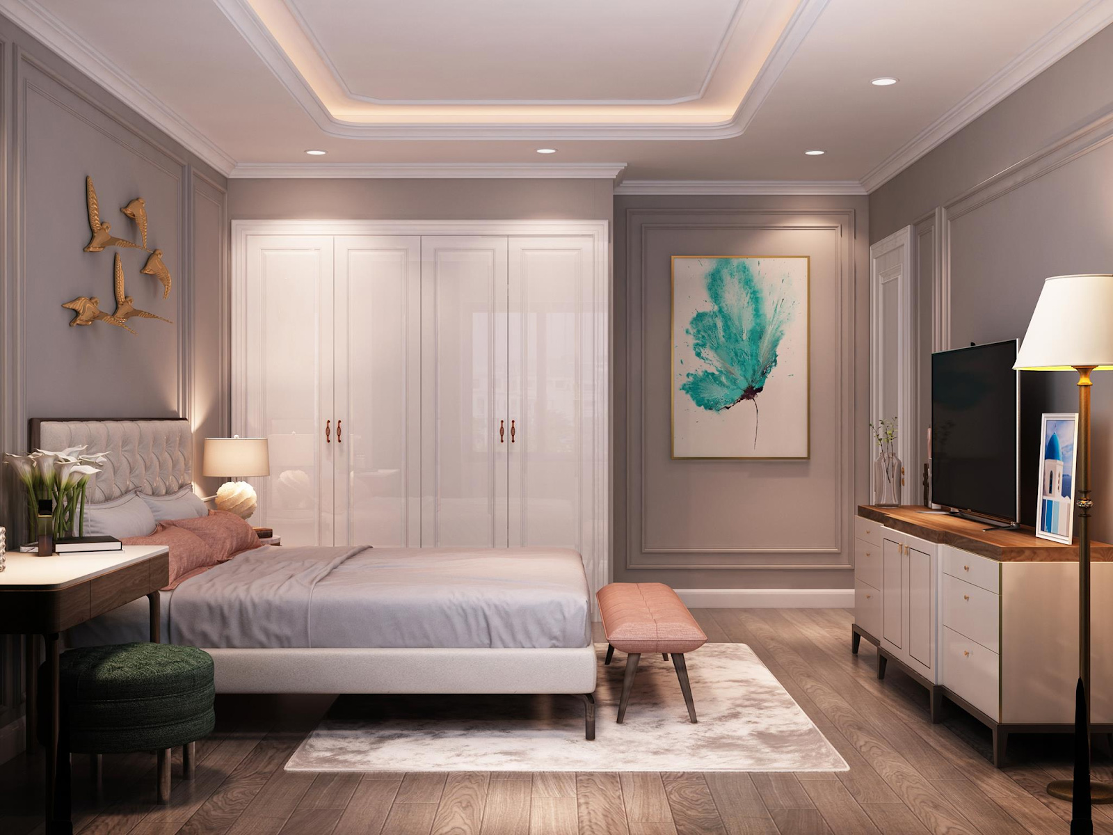  thiết kế phòng ngủ từ 9m2 đến 12m2