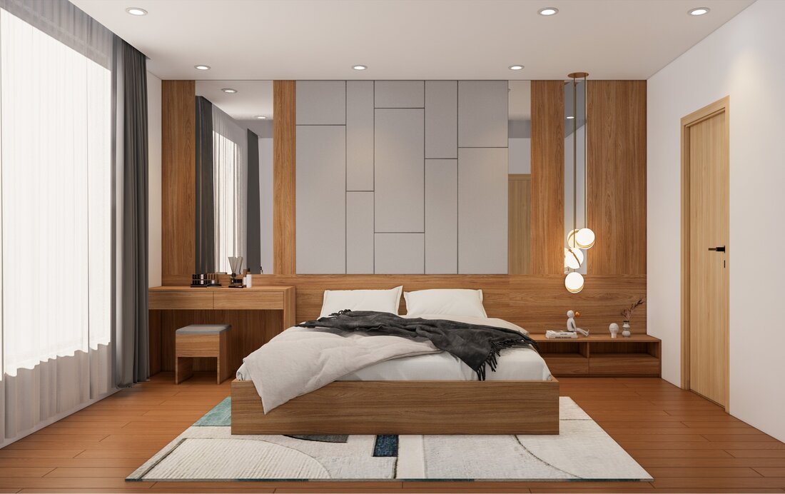 thiết kế phòng ngủ hiện đại