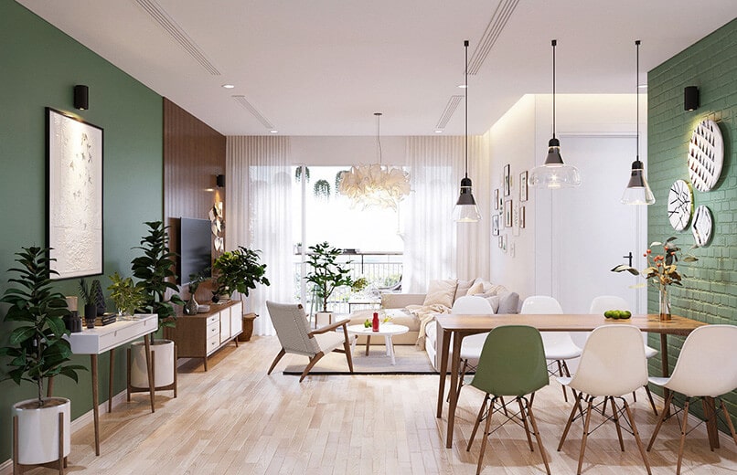 Nội thất quy luật tương phản
