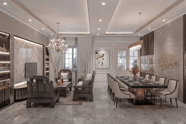 Nội thất nhịp điệu liên tục
