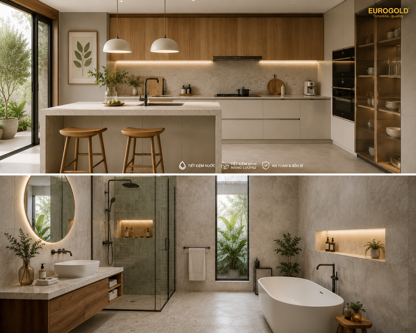 thiết kế nội thất xanh