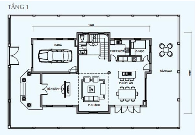 Bản vẽ thiết kế nội thất biệt thự Vinhomes The Harmony các phân khu