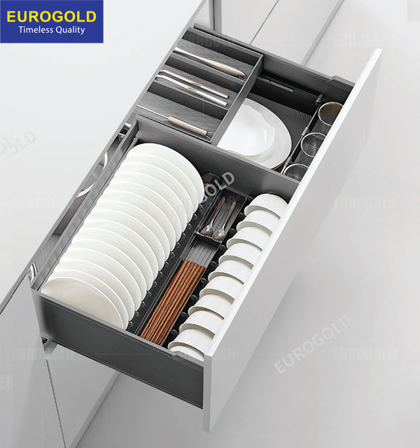Giá bát đĩa hộp nhôm ANODE cao cấp - EUM6090