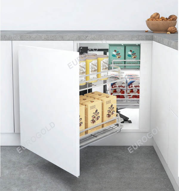 Giá liên hoàn nan inox 304 ray giảm chấn (phải) Eurogold - EPSL102 