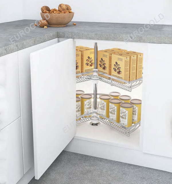 Mâm xoay inox mờ nan dẹt Eurogold - EPL270A