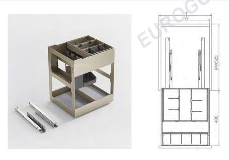 Thong so gia gia vi nhom Anode e1673666996264 Chi tiết và thông số kỹ thuật của giá gia vị chai lọ hộp nhôm ANODE