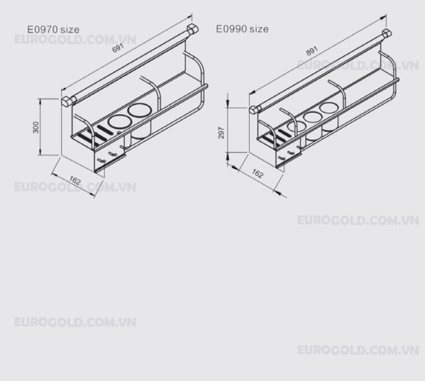 gia treo da nang E0970 giá treo đa năng Eurogold E0970