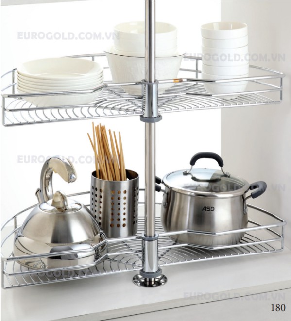 Mâm xoay inox 304 nan mở 1/2 – 180º Eurogold - EP180A