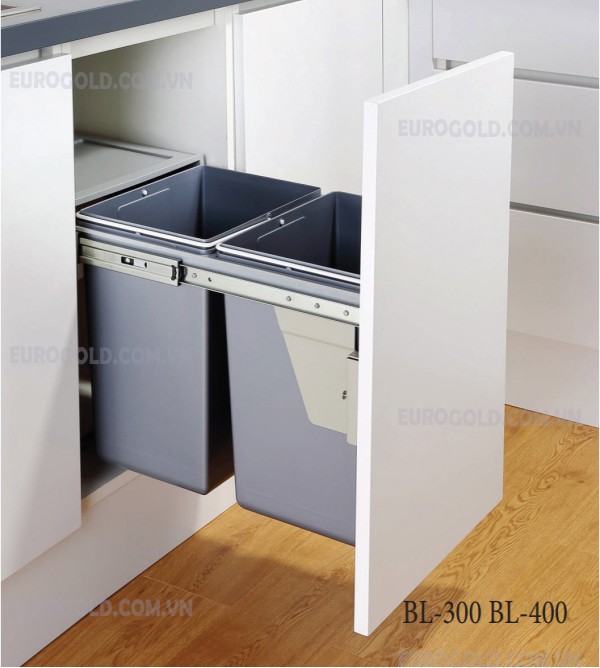 Thùng rác gắn cánh âm tủ Eurogold - BL300 