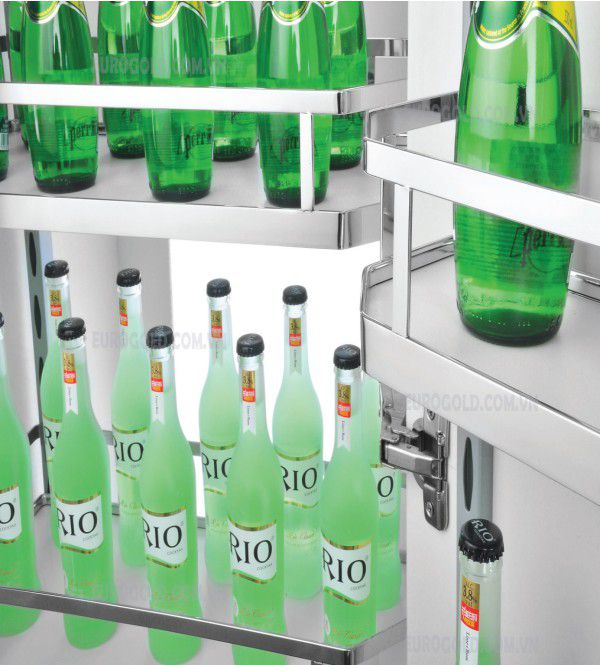 Tủ kho inox 4 tầng cánh mở Eurogold - MC040445