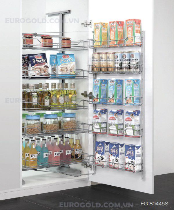 Tủ kho inox nan 4 tầng cánh mở Eurogold - EG80460